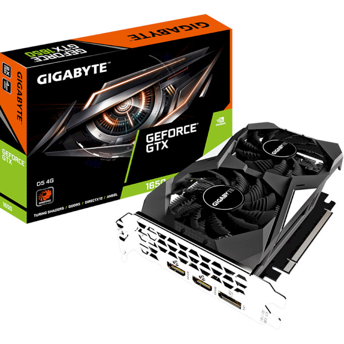 Видеокарта GIGABYTE GeForce GTX 1650 D5 4G (GV-N1650D5-4GD)