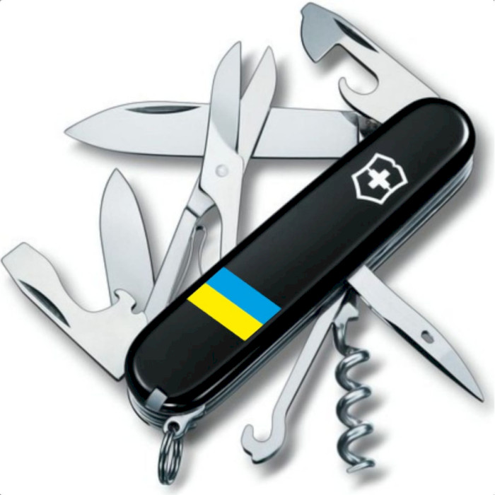 Швейцарський ніж VICTORINOX Climber Ukraine (VX13703.3_T1100U)