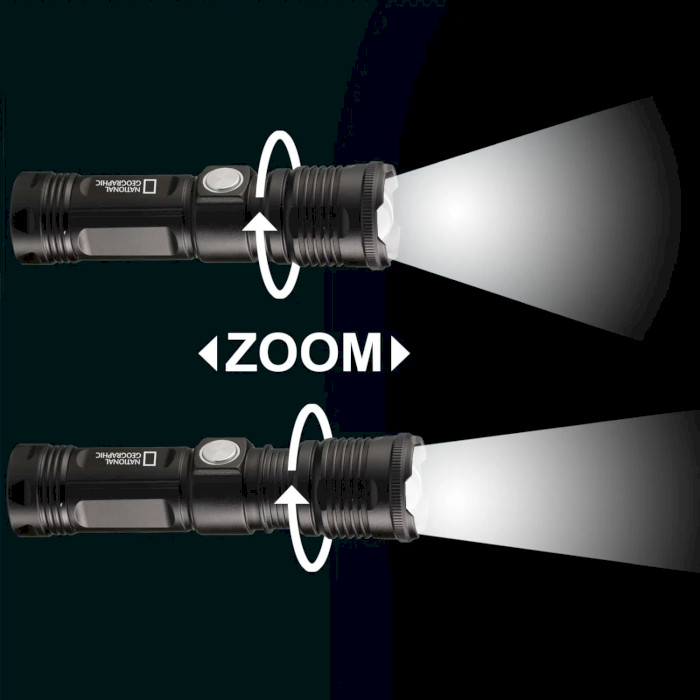 Ліхтар NATIONAL GEOGRAPHIC Iluminos LED Zoom Flashlight (9082400)