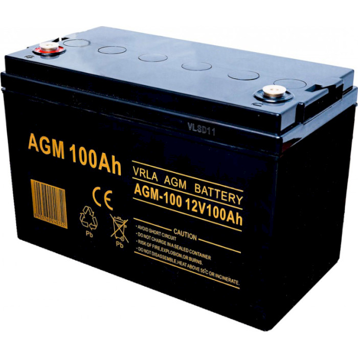 Аккумуляторная батарея VOLT 6AKUXAG100 (12В, 100Ач)