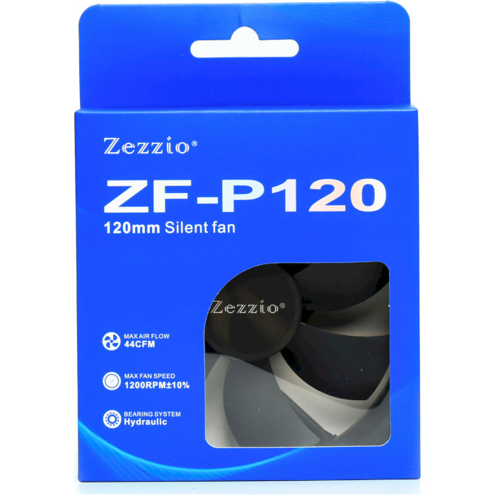 Вентилятор ZEZZIO ZF-P120 2-pin