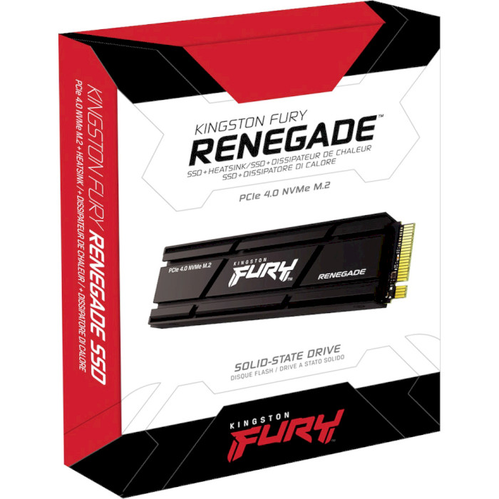 SSD диск KINGSTON FURY Renegade w/heatsink 500GB M.2 NVMe (SFYRSK/500G)