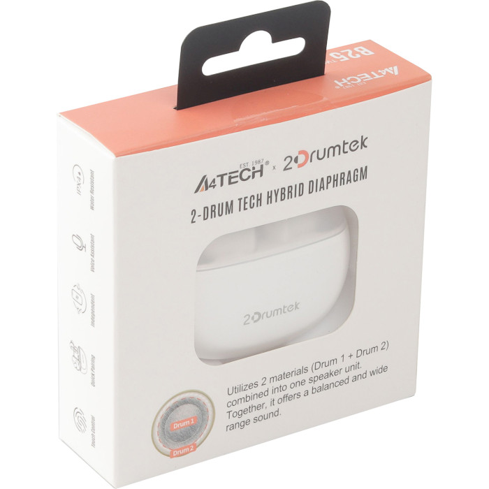 Наушники A4TECH 2Drumtek B25 Grayish White