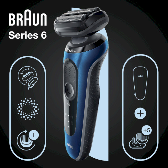 Електробритва BRAUN Series 6 61-B1500s Wet&Dry (81770300)