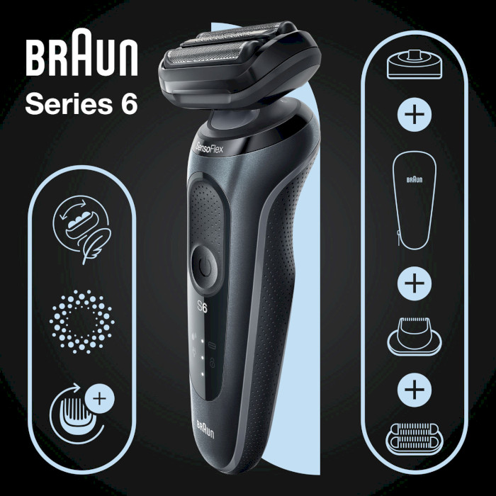 Электробритва BRAUN Series 6 61-N4820cs Wet&Dry (6826909)