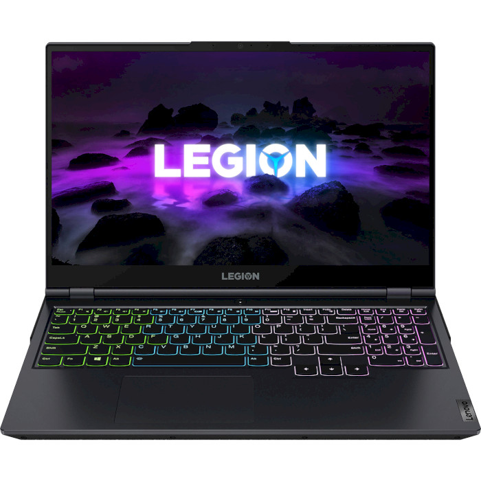 Ноутбук LENOVO Legion 5 15ACH6H Phantom Blue (82JU01BURA)