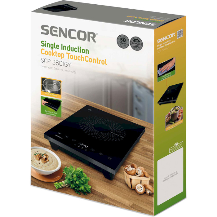 Настільна індукційна плита SENCOR SCP 3601GY (41010051)