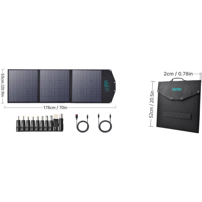 Портативная солнечная панель CHOETECH 120W (SC008)