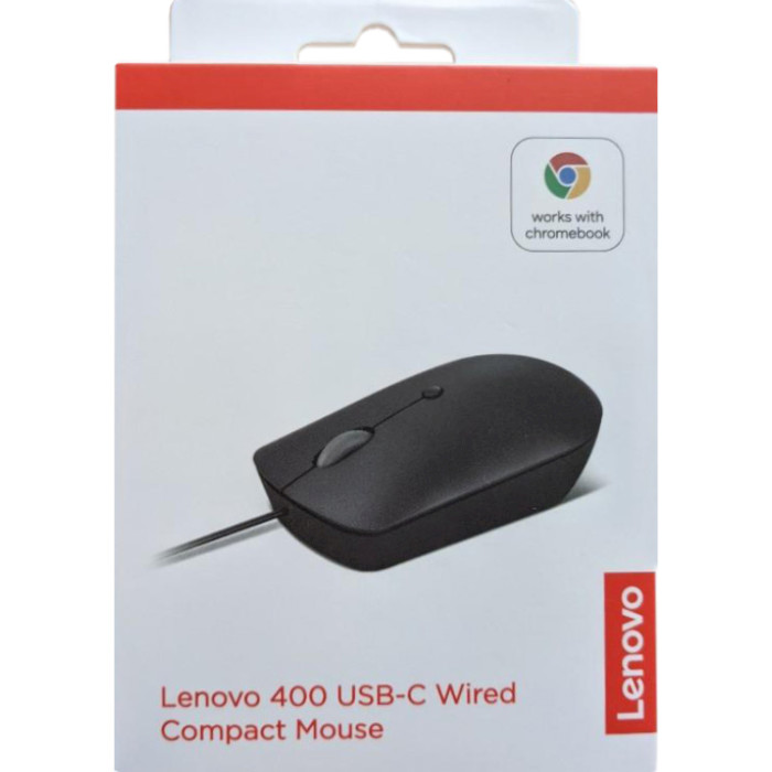 Миша LENOVO 400 USB-C Raven Black (GY51D20875)