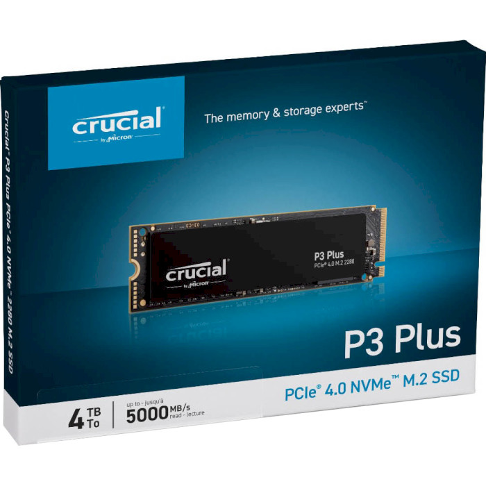 SSD диск CRUCIAL P3 Plus 4TB M.2 NVMe (CT4000P3PSSD8)