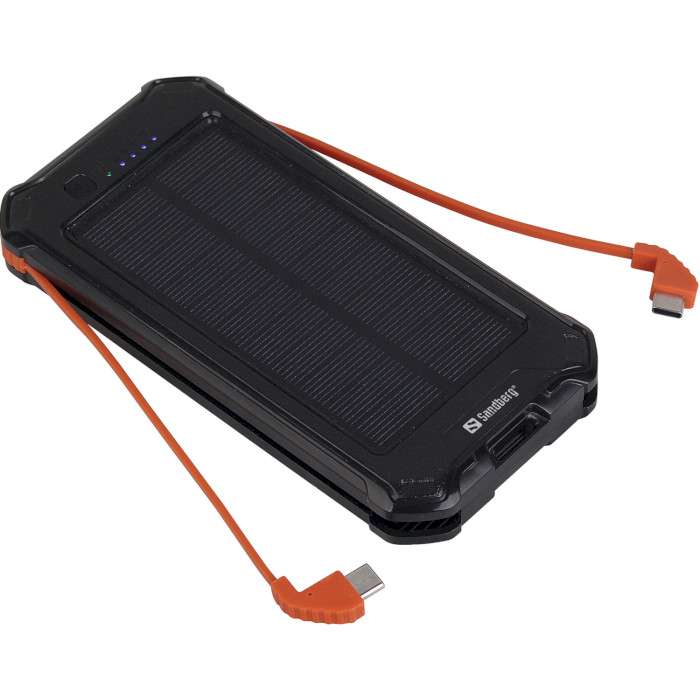 Повербанк з сонячною батареєю SANDBERG 3-in-1 Solar Powerbank 10000mAh (420-72)