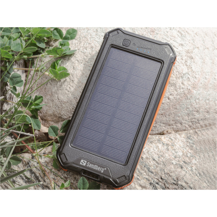 Повербанк з сонячною батареєю SANDBERG 3-in-1 Solar Powerbank 10000mAh (420-72)