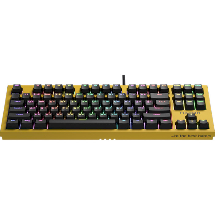 Клавіатура HATOR Skyfall TKL Pro Yellow (HTK-657)