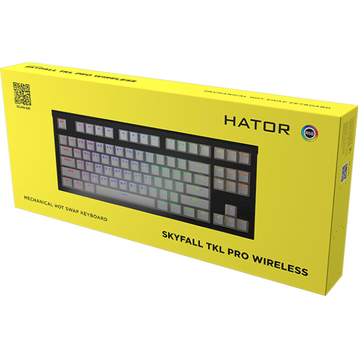 Клавиатура беспроводная HATOR Skyfall TKL Pro Wireless Lilac (HTK-669)