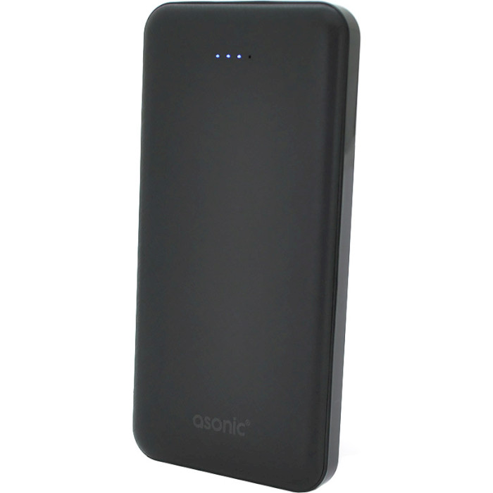 Повербанк з бездротовою зарядкою ASONIC AS-P10 10000mAh Black