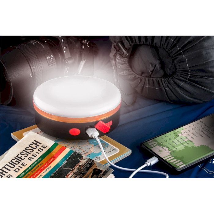 Ліхтар кемпінговий GOOBAY LED Solar Camping Lamp with IR Remote Control