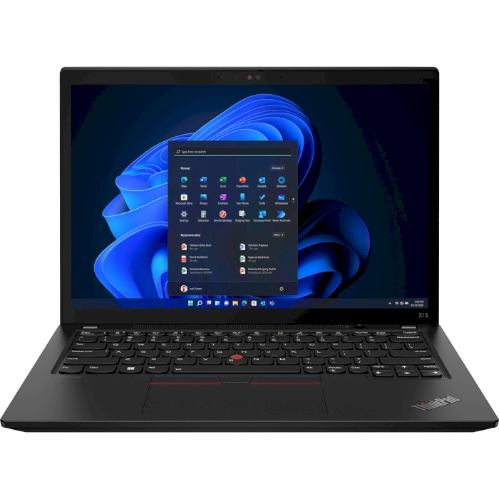 Ноутбук LENOVO ThinkPad X13 Gen 3 Thunder Black (21BN001ERA)