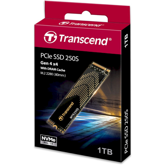 SSD диск TRANSCEND MTE250S 1TB M.2 NVMe (TS1TMTE250S)