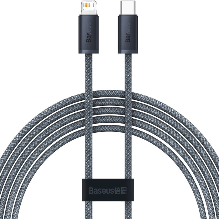 Кабель BASEUS Dynamic Series Fast Charging Data Cable Type-C to iP 20W 2м Slate Gray (CALD000116)