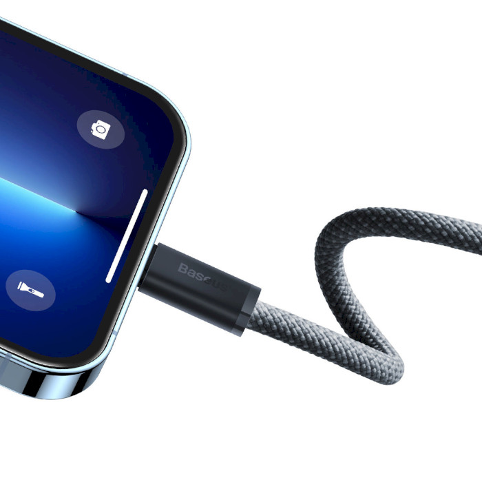 Кабель BASEUS Dynamic Series Fast Charging Data Cable Type-C to iP 20W 2м Slate Gray (CALD000116)
