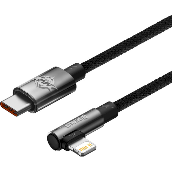 Кабель BASEUS MVP 2 Elbow-shaped Fast Charging Data Cable Type-C to iP 20W 1м Black (CAVP000201)