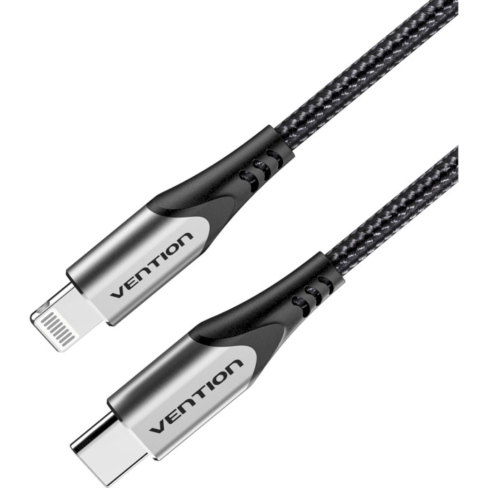 Кабель VENTION PD Fast Charging Cable Type-C to Lightning 1м Gray (TACHF)