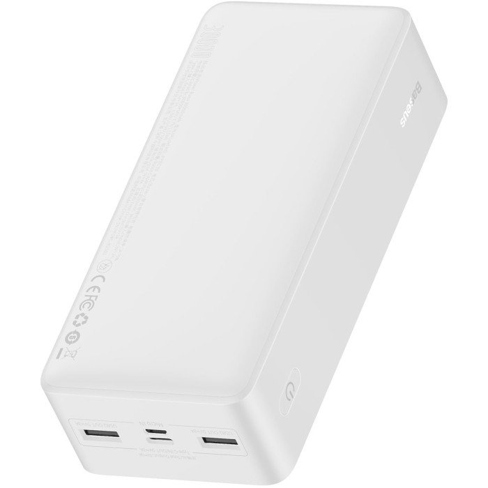 Повербанк BASEUS Bipow Digital Display Power Bank 15W Overseas Edition 30000mAh White (PPBD050202)