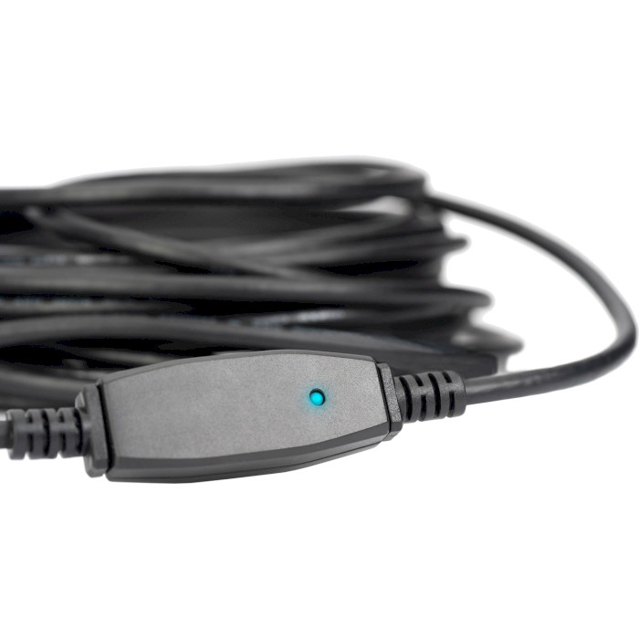 Активний USB подовжувач DIGITUS USB3.2 AM/AF 20м Black (DA-73107)
