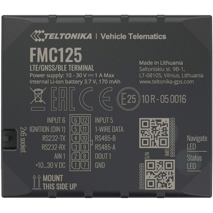 GPS-трекер TELTONIKA FMC125