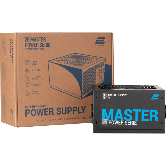 Блок живлення 650W 2E Master Power MP650 (2E-MP650-120APFC)