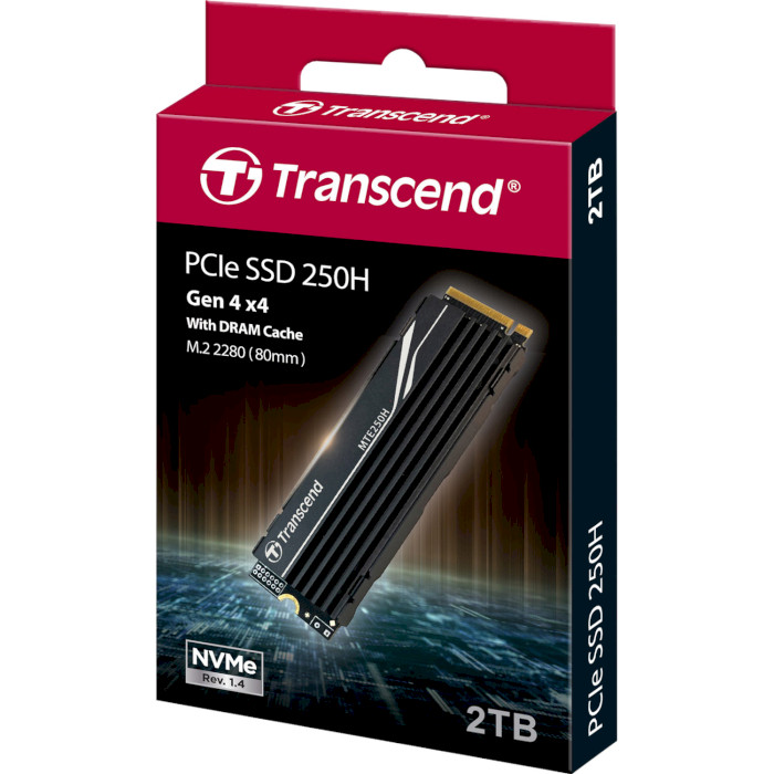 SSD диск TRANSCEND MTE250H 2TB M.2 NVMe (TS2TMTE250H)