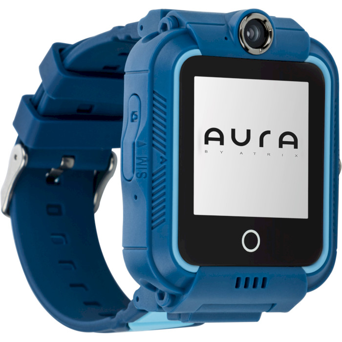 Дитячий смарт-годинник AURA A4 4G Wi-Fi Blue