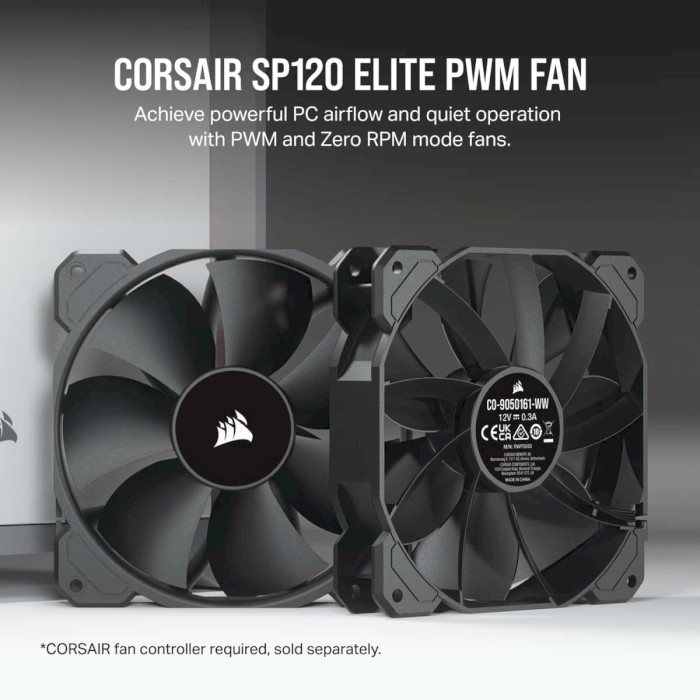Вентилятор CORSAIR SP120 Elite Performance Static Pressure (CO-9050161-WW)