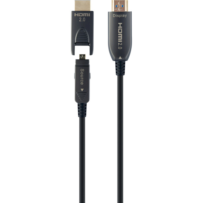 Кабель CABLEXPERT AOC Premium Micro-HDMI/HDMI - HDMI v2.0 50м Black (CCBP-HDMID-AOC-50M)