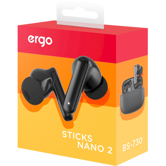 Навушники ERGO BS-730 Sticks Nano 2 Black