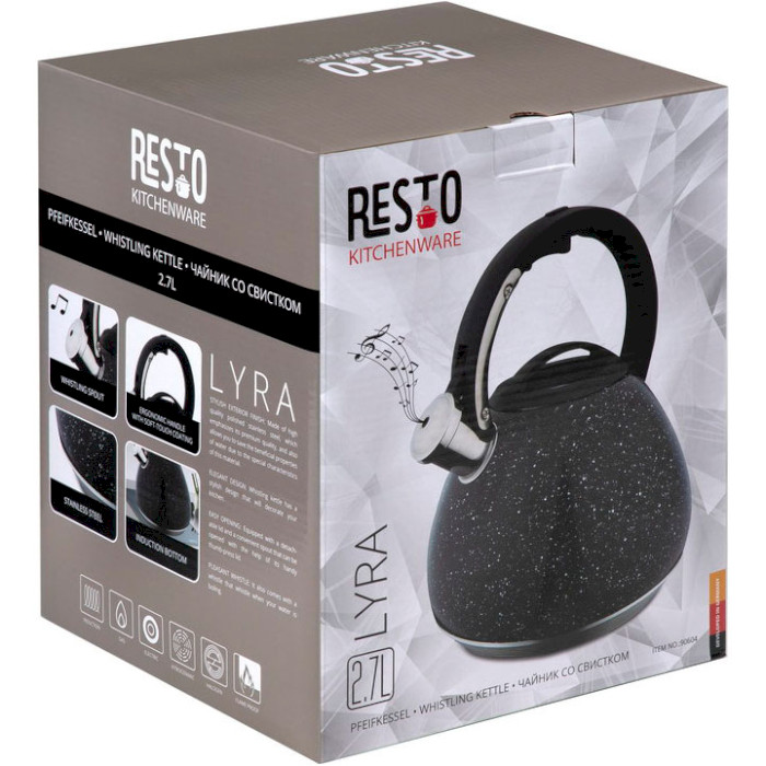 Чайник RESTO Lyra Black 2.7л