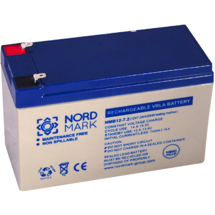 Аккумуляторная батарея NORDMARK NV820894 (12В, 7Ач)