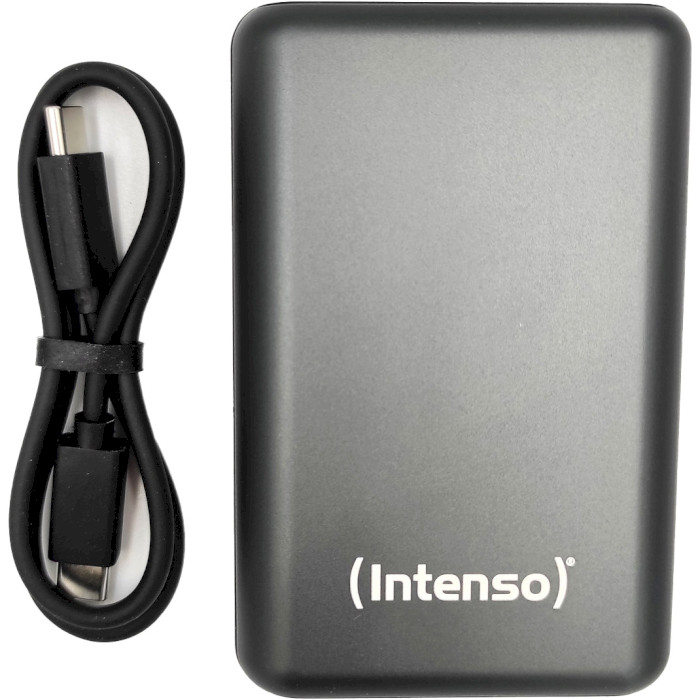 Повербанк INTENSO A10000 1xUSB-C PD, 1xUSB-A QC 10000mAh Anthracite (7322430)