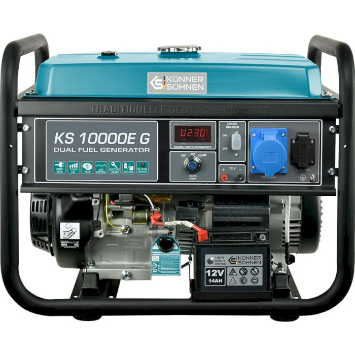 Газобензиновий генератор KONNER&SOHNEN KS 10000E G