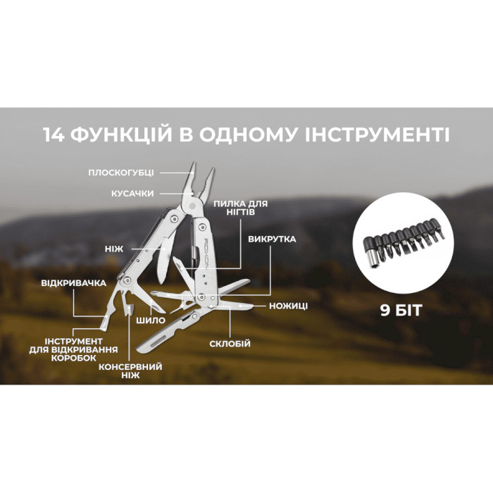 Мультитул ROXON M2 Gray