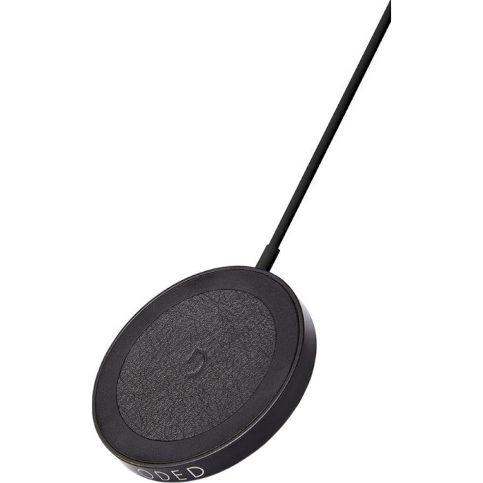 Беспроводное зарядное устройство DECODED Magnetic Wireless Charging Puck Black (D21MSWC1BK)
