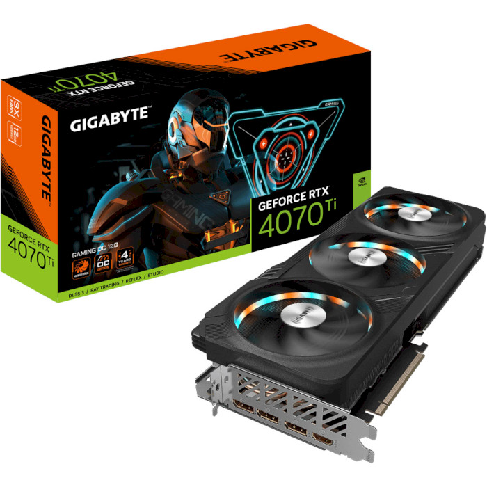 Відеокарта GIGABYTE GeForce RTX 4070 Ti Gaming OC 12G (GV-N407TGAMING OC-12GD)