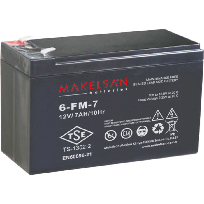 Аккумуляторная батарея MAKELSAN 6-FM-7 (12В, 7Ач)