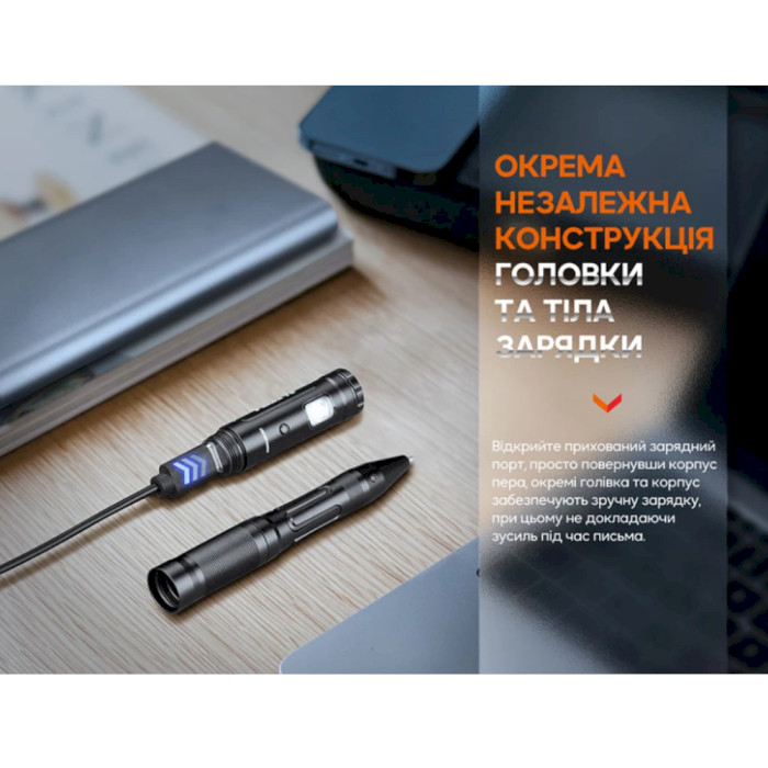 Ручка-ліхтарик FENIX T6 Black