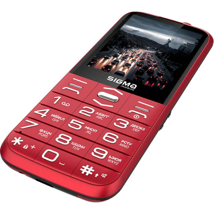 Мобильный телефон SIGMA MOBILE Comfort 50 Grace Red (4827798121825)