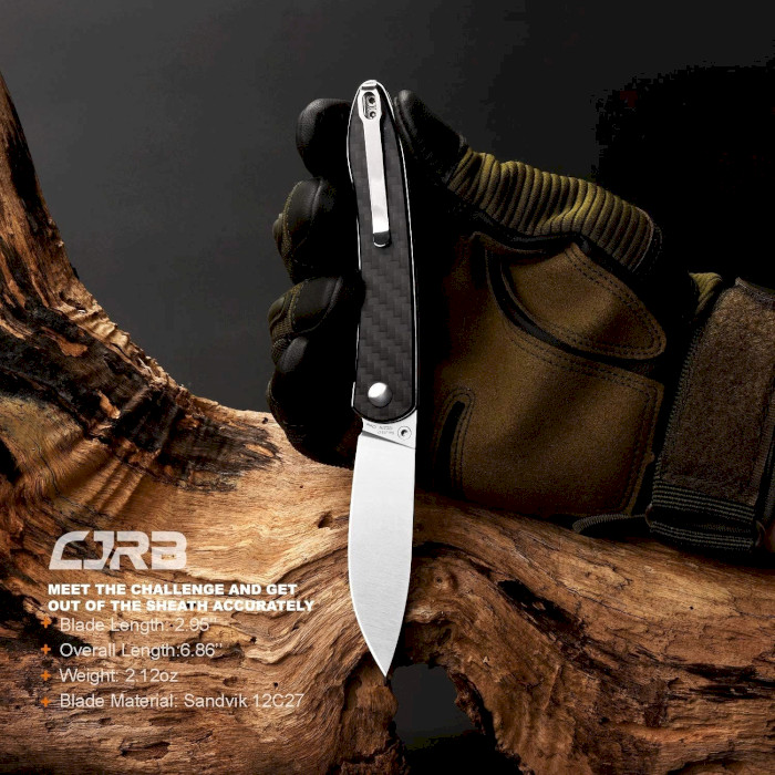 Складной нож CJRB Ria SW Black (J1917-CF)