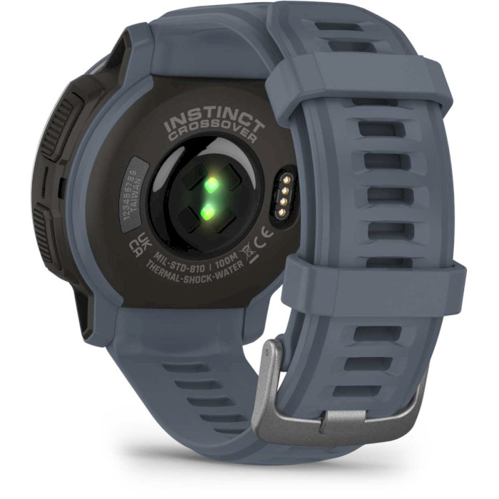 Смарт-годинник GARMIN Instinct Crossover Standard Blue Granite (010-02730-04)