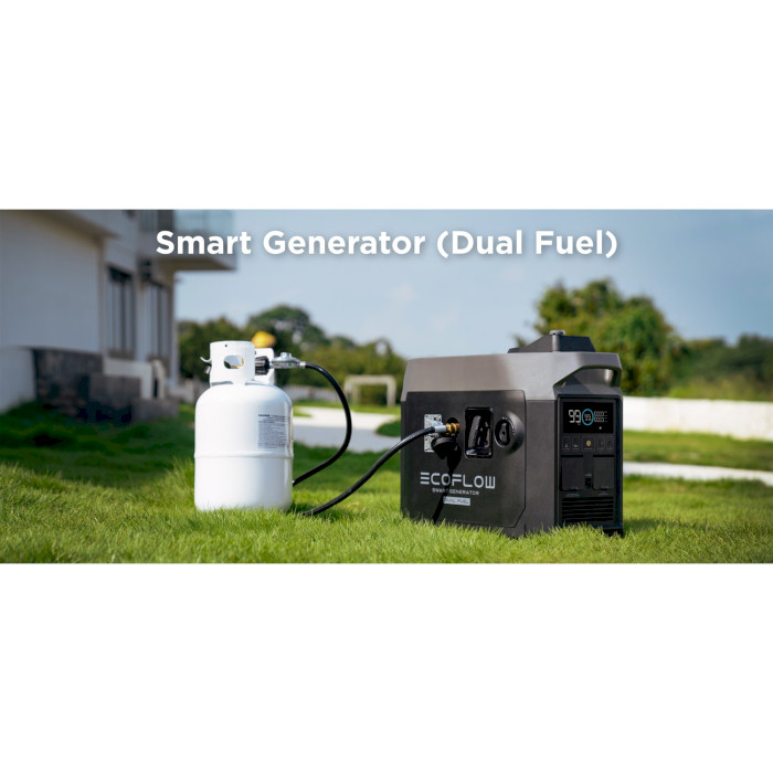 Газобензиновый инверторный генератор ECOFLOW Smart Generator Dual Fuel