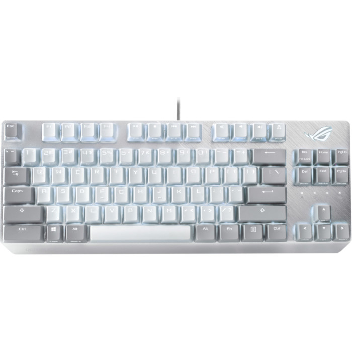 Клавиатура ASUS ROG Strix Scope NX TKL White LED UA Moonlight White (90MP02B6-BKUA00)