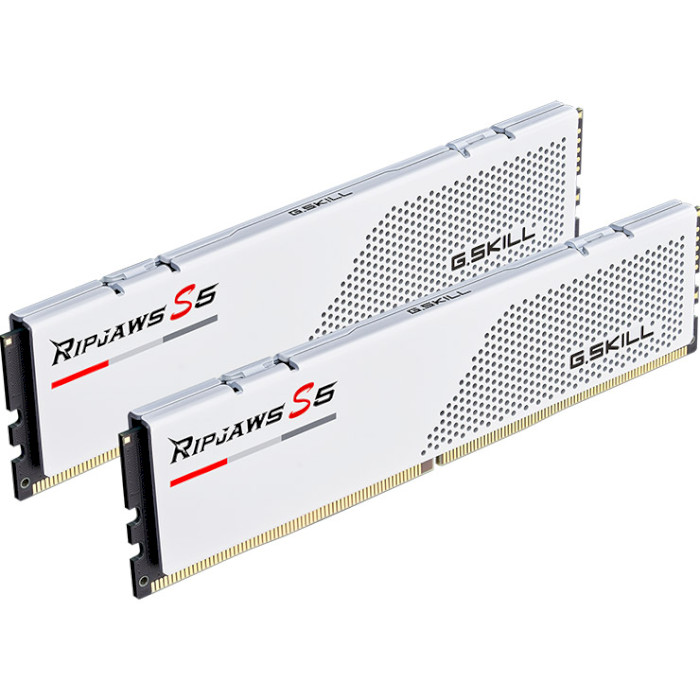 Модуль пам'яті G.SKILL Ripjaws S5 Matte White DDR5 5200MHz 32GB Kit 2x16GB (F5-5200J3636C16GX2-RS5W)